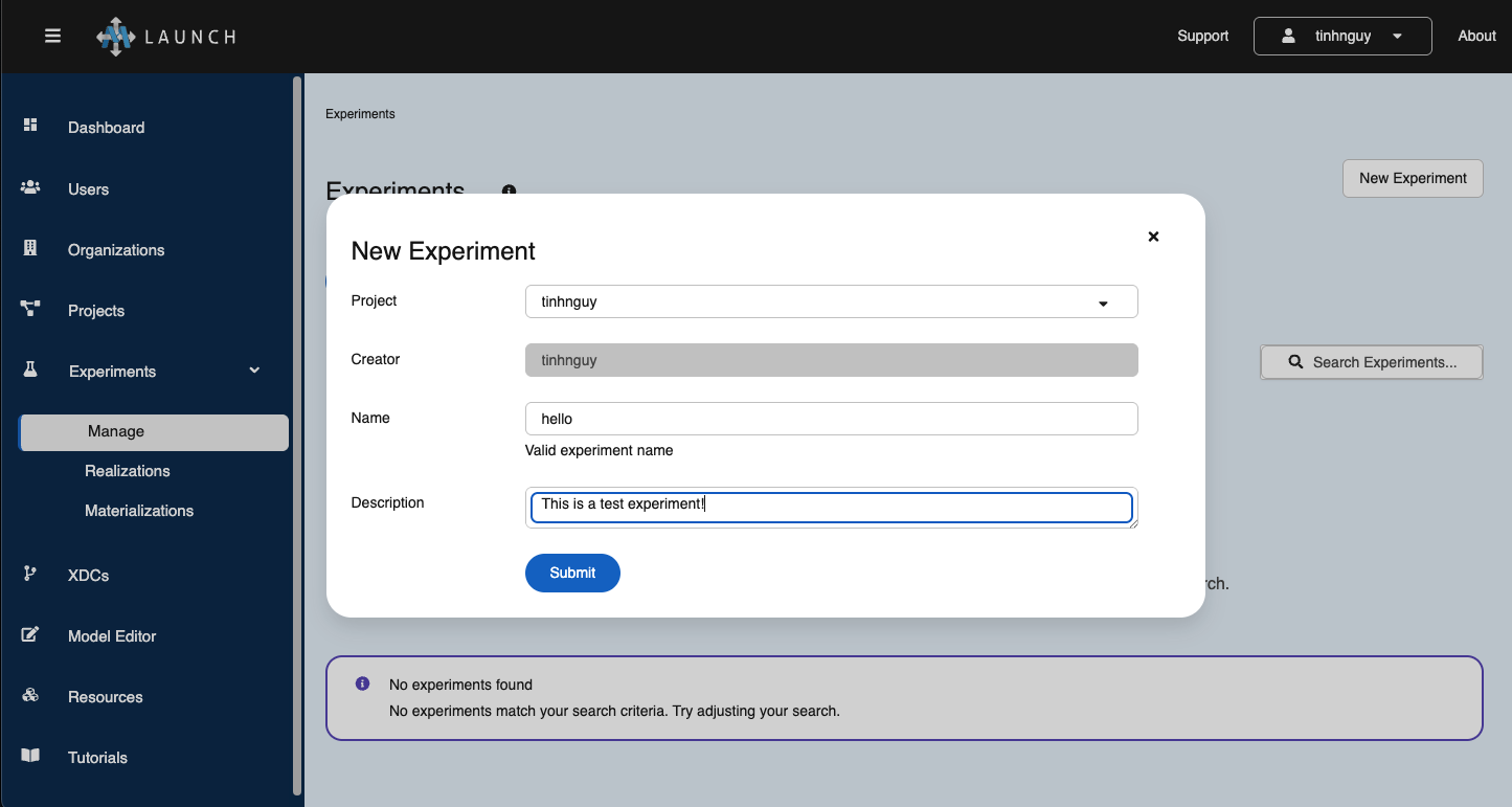 Hello World (Web Interface) | SPHERE Documentation
